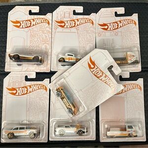 2020 Hot Wheels 52nd Anniversary Pearl and Chrome set (Includes Gazella GT)